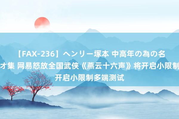 【FAX-236】ヘンリー塚本 中高年の為の名作裏ビデオ集 网易怒放全国武侠《燕云十六声》将开启小限制多端测试